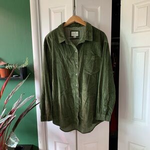 American Eagle Corduroy Button Down Women/Men